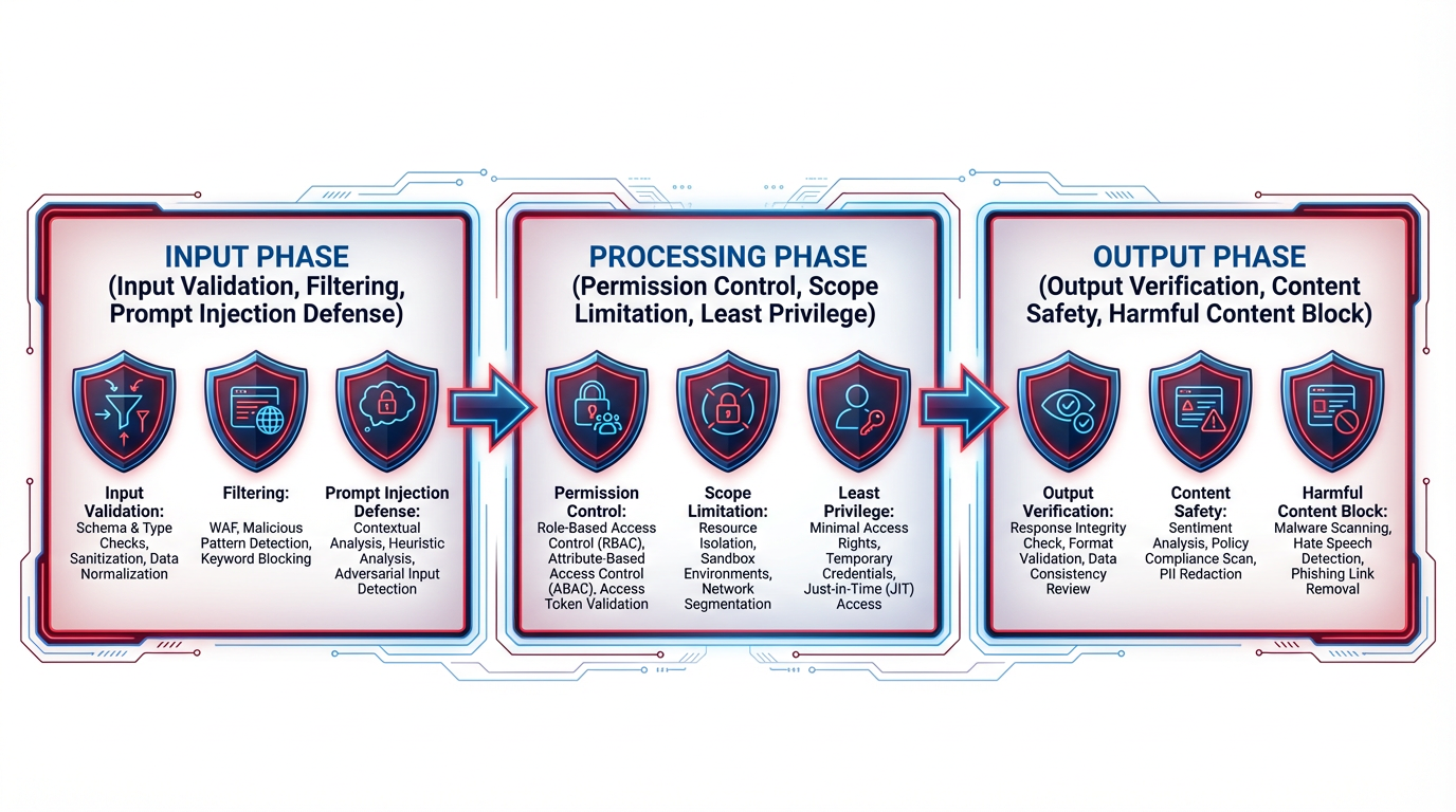 ガードレール 3層防衛線図