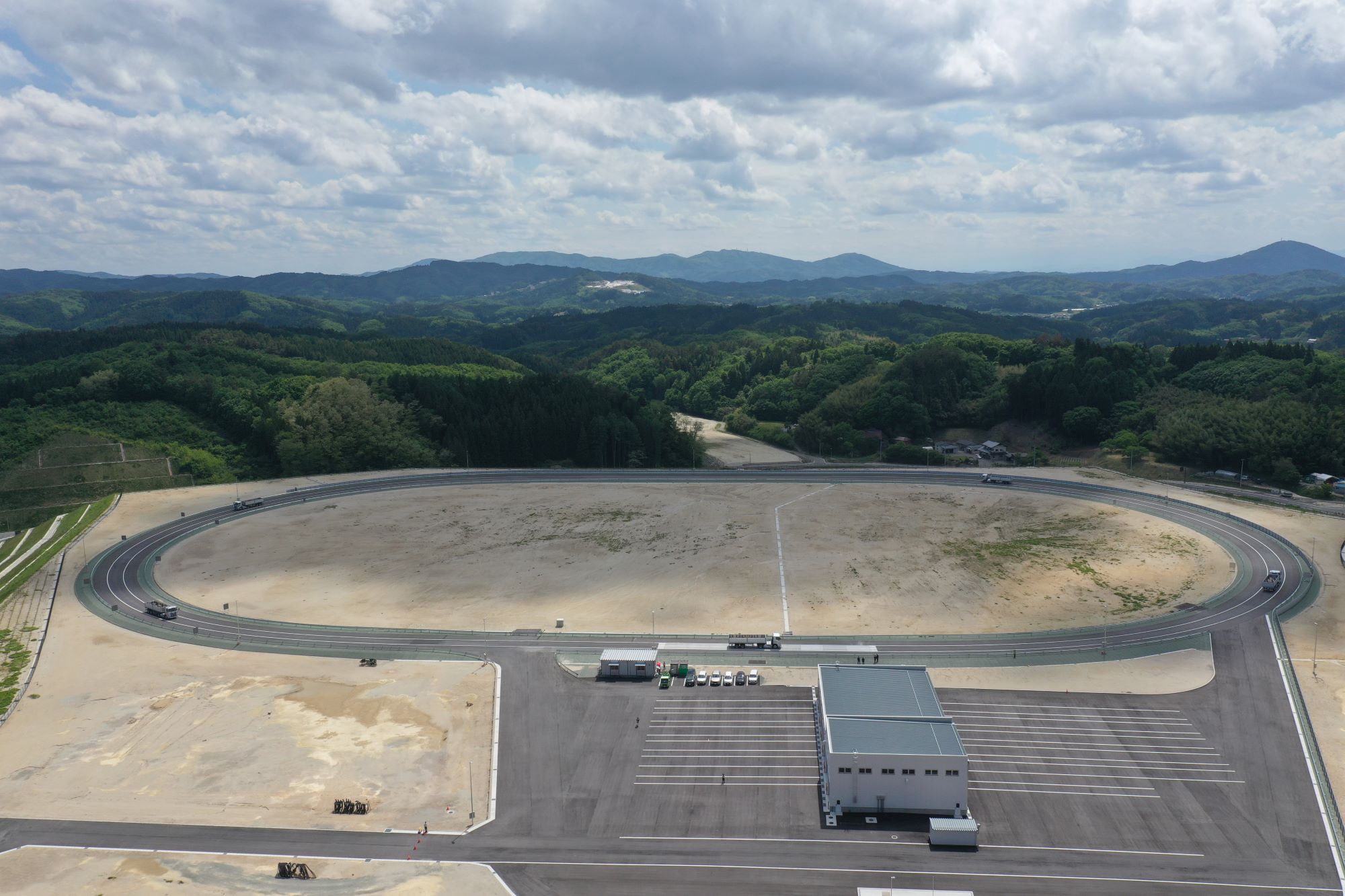 福島県田村市に建設された国内民間企業初の「舗装のテストコース」